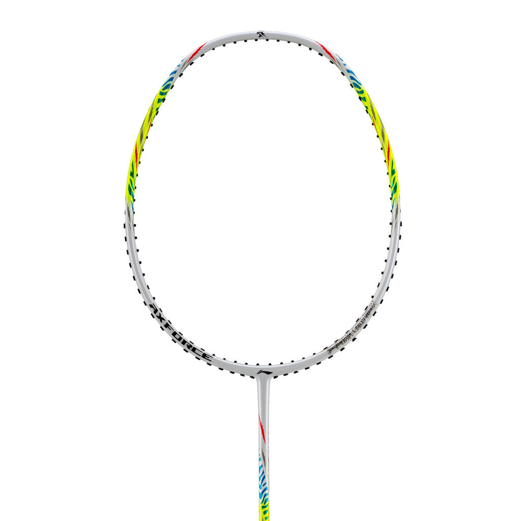 Li-Ning Axforce Tiger - 4U badminton racket, White/Lime, image 2