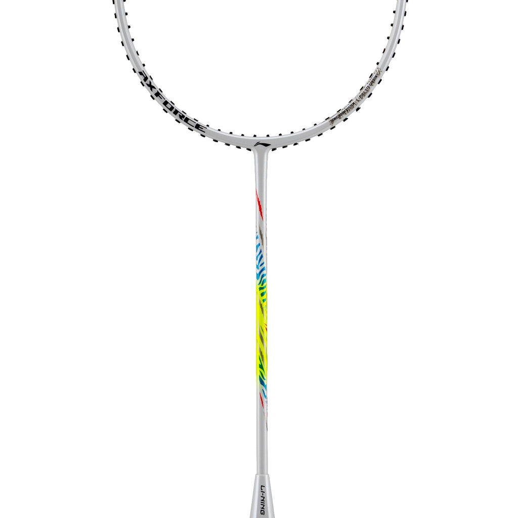 Li-Ning Axforce Tiger - 4U badminton racket, White/Lime, image 3