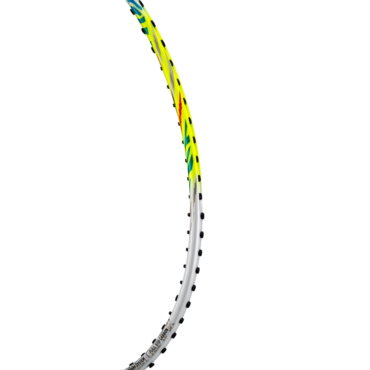 Li-Ning Axforce Tiger - 4U badminton racket, White/Lime, image 4