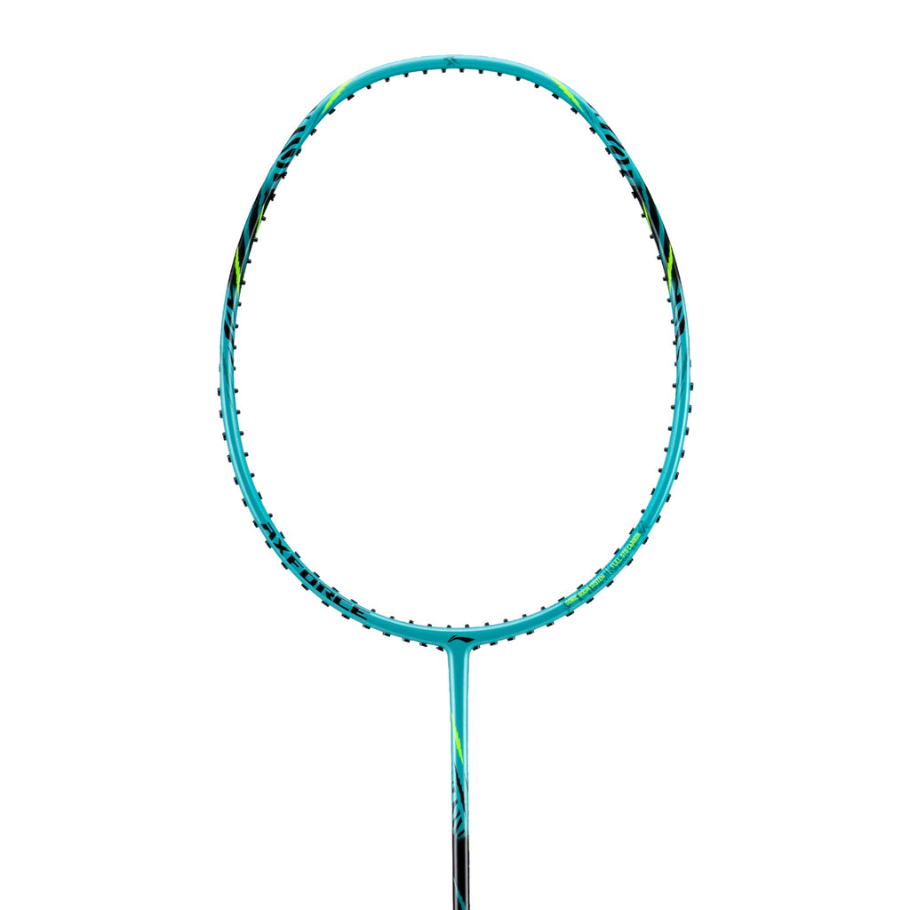 Li-Ning Axforce Tiger - 4U badminton racket, Cyan/Black, image 2