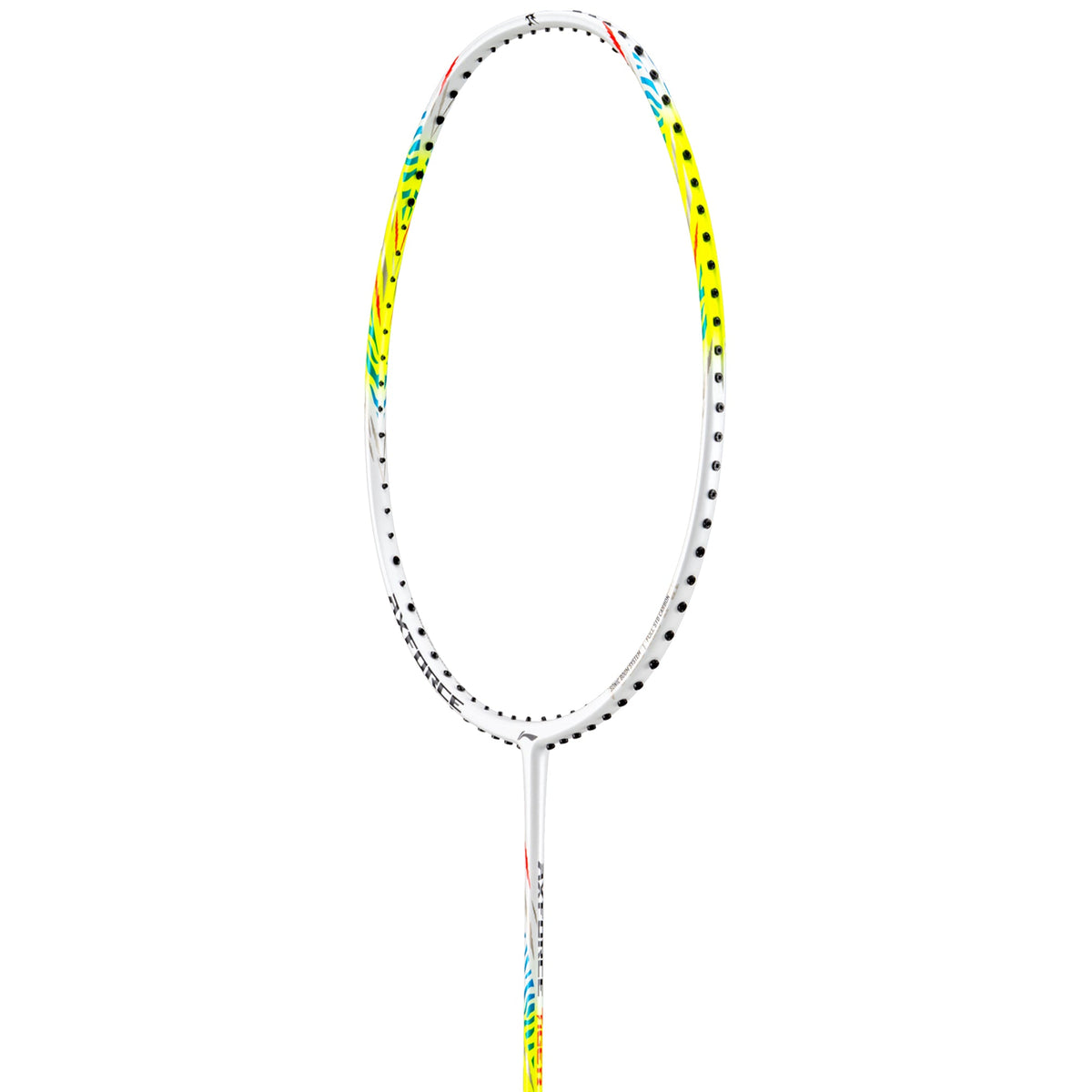 Li-Ning Axforce Tiger - 4U badminton racket, White/Lime, image 7