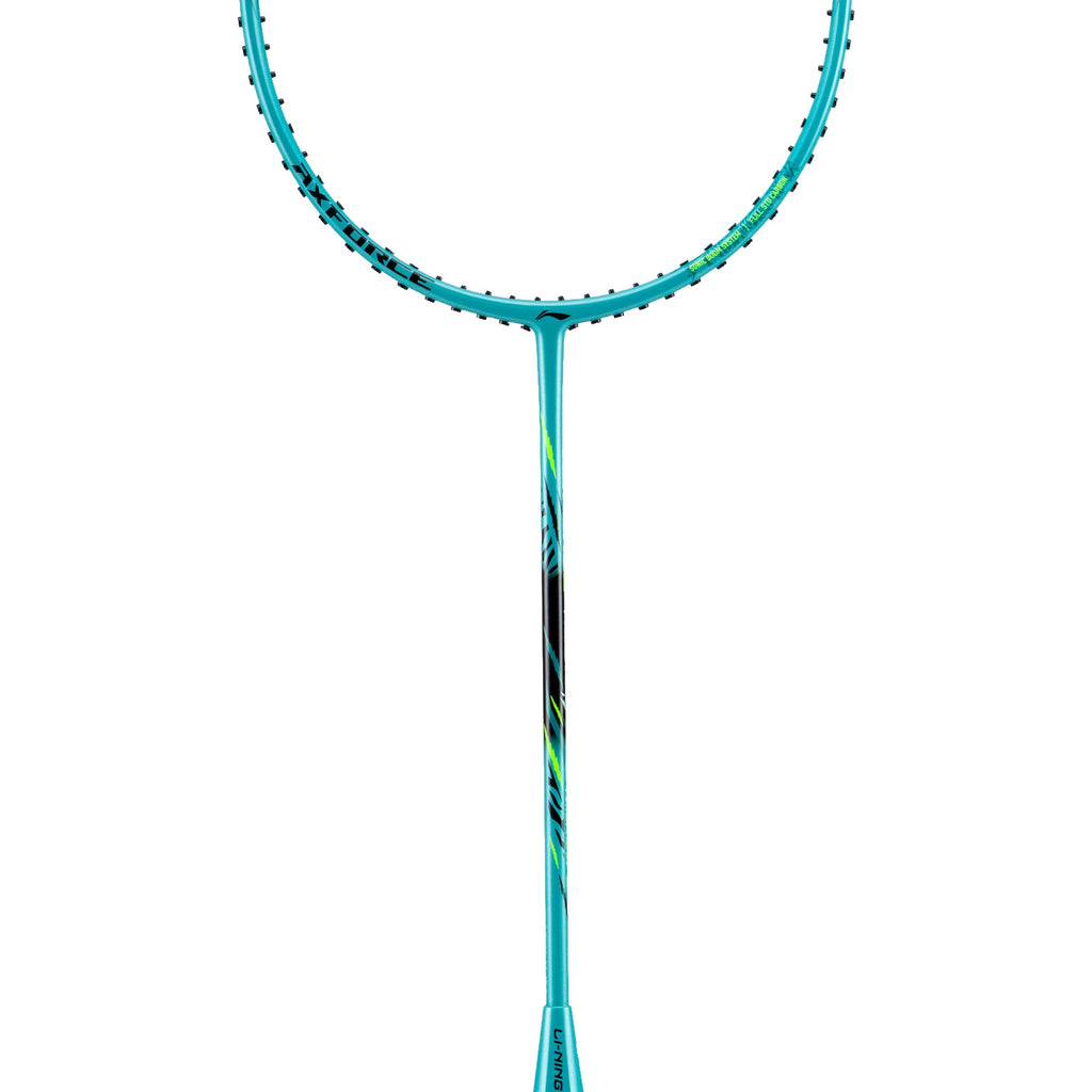 Li-Ning Axforce Tiger - 4U badminton racket, Cyan/Black, image 3