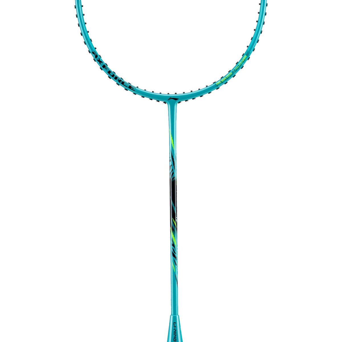 Li-Ning Axforce Tiger - 4U badminton racket, Cyan/Black, image 3