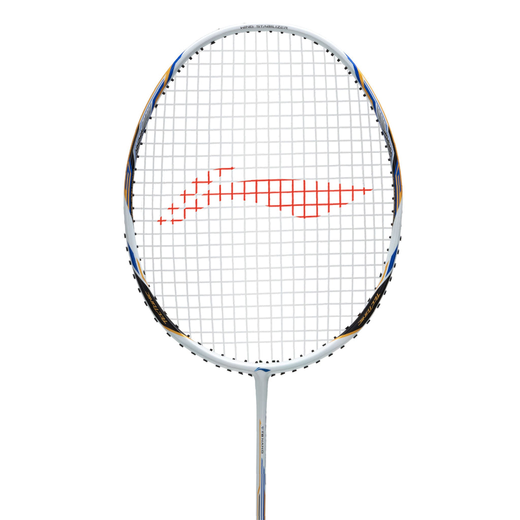 Li-Ning Tectonic 3R - 4U badminton racket, White/Gold/Blue, image 2