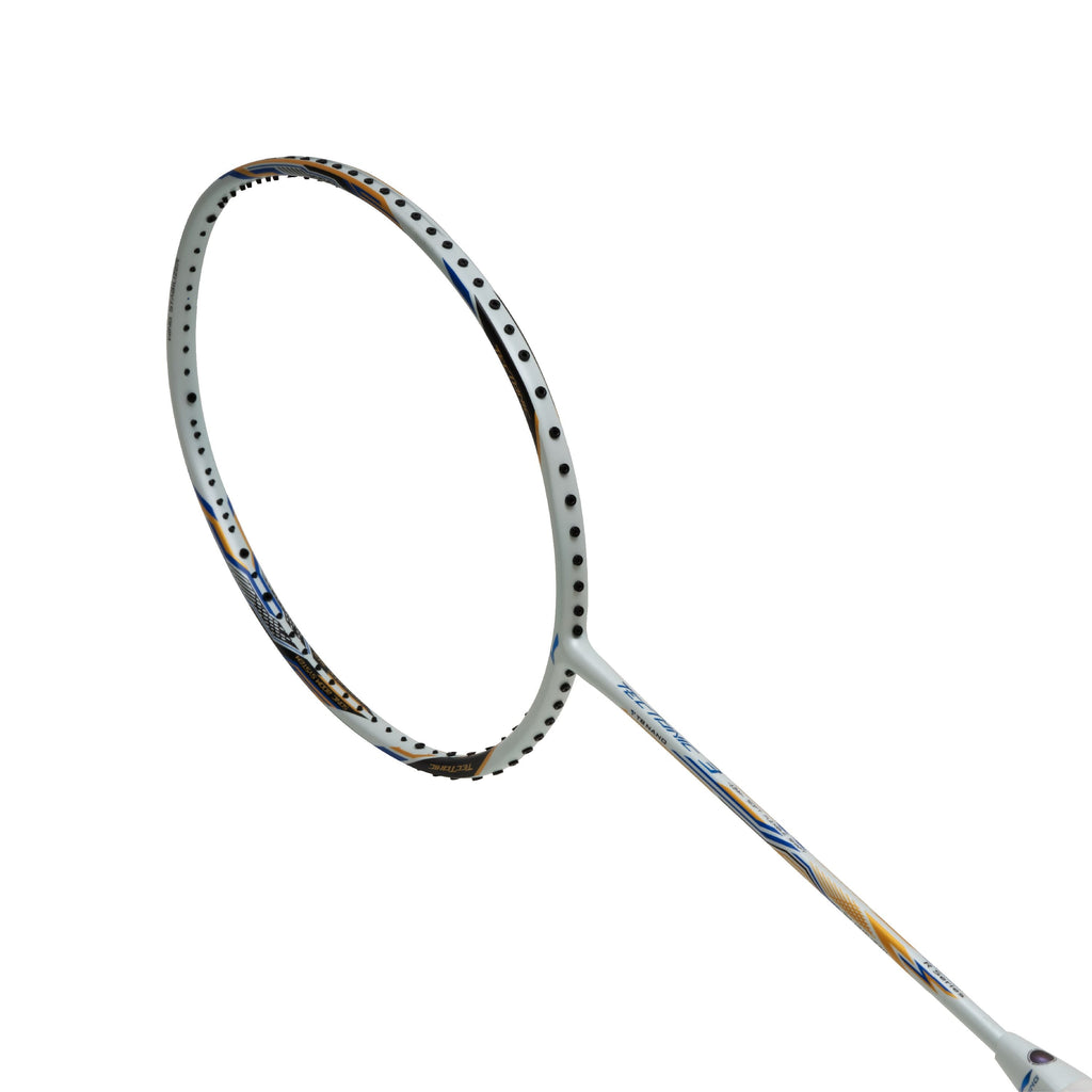 Li-Ning Tectonic 3R - 4U badminton racket, White/Gold/Blue, image 4