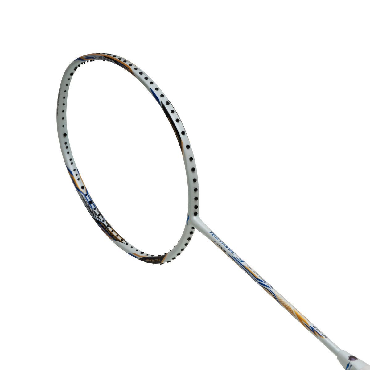 Li-Ning Tectonic 3R - 4U badminton racket, White/Gold/Blue, image 4