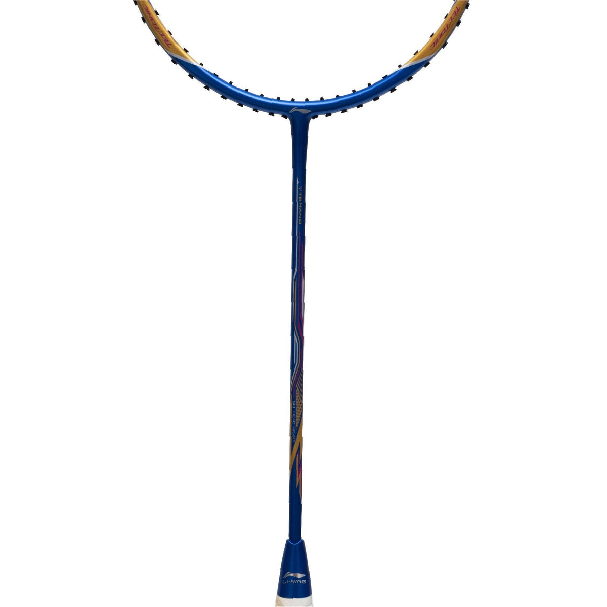 Li-Ning Tectonic 3R - 5U badminton racket, Blue/Gold/Pink, image 7