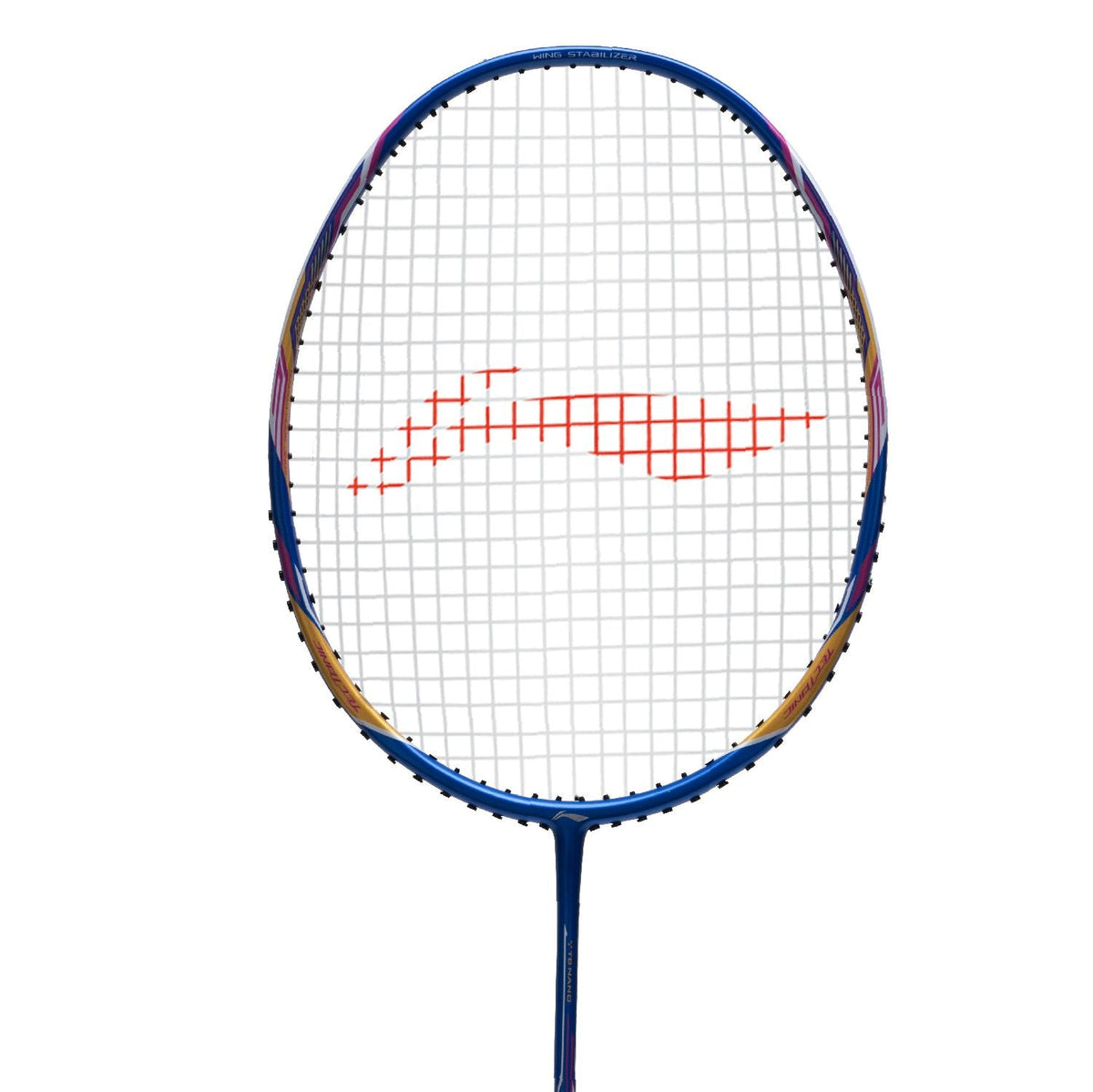 Li-Ning Tectonic 3R - 5U badminton racket, Blue/Gold/Pink, image 2